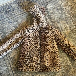 Cheetah Faux Fur Coat
